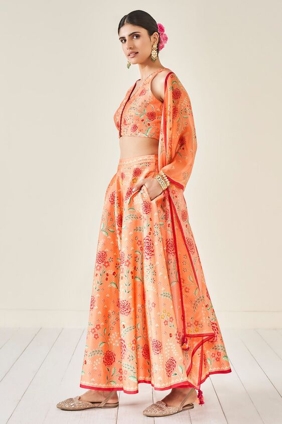 2 - Lopa Skirt Set – Orange, image 2