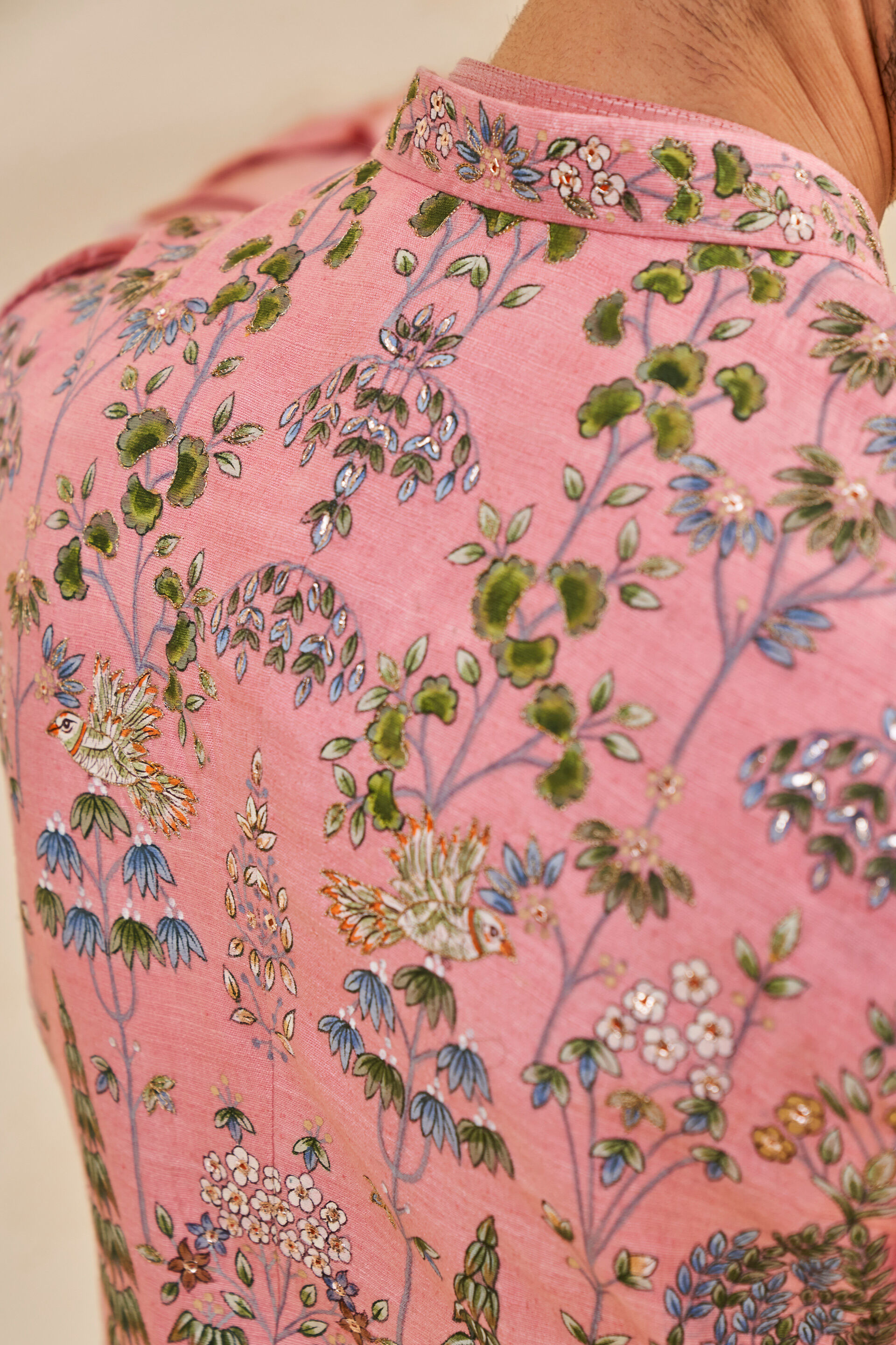 Nehru jacket flower design 2025