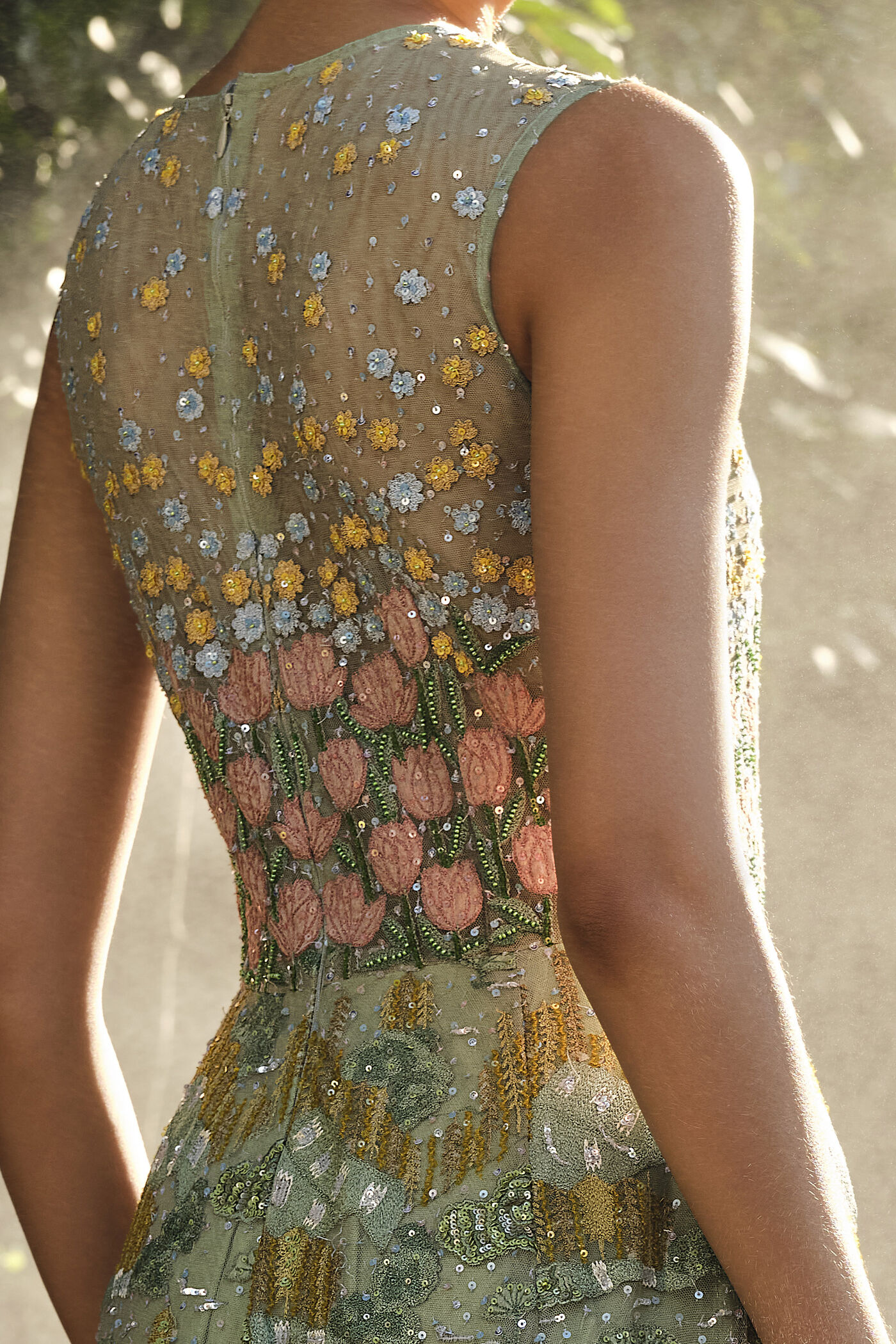 LakeForest Embroidered Dress - Sage LakeForest Embroidered Dress - Sage