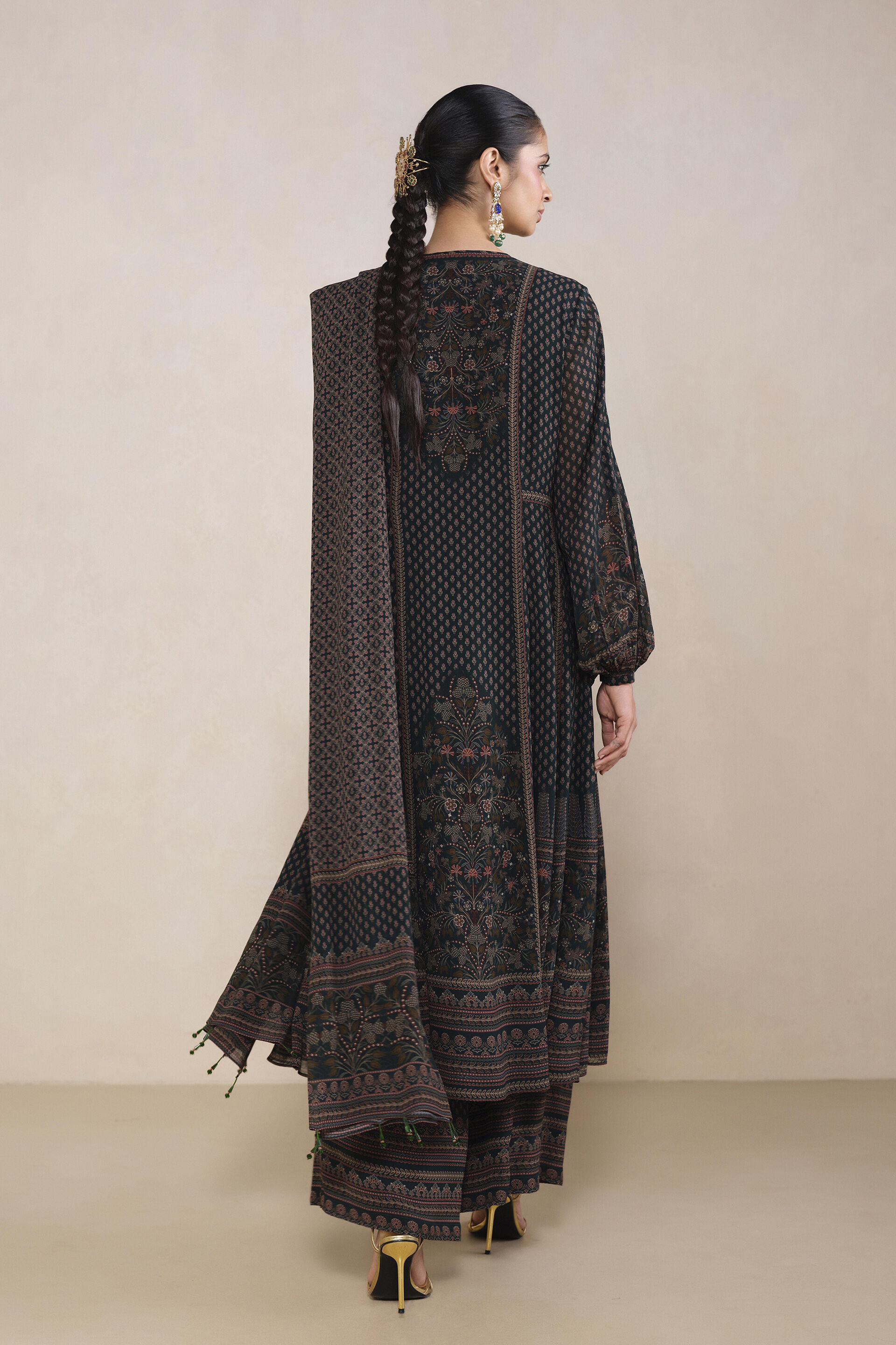 Riko Bemberg Dress - Green