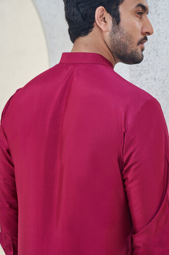 Affan Kurta, Dark Pink, image 6