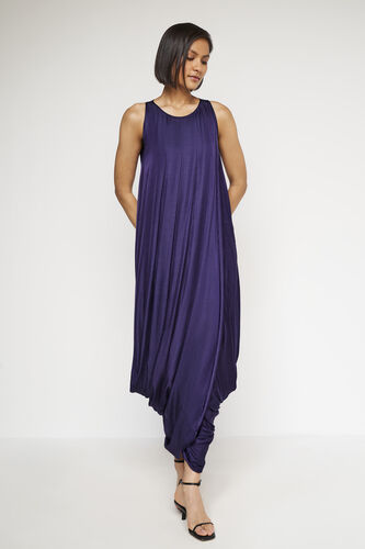 Jules Dhoti Dress, Purple, image 1