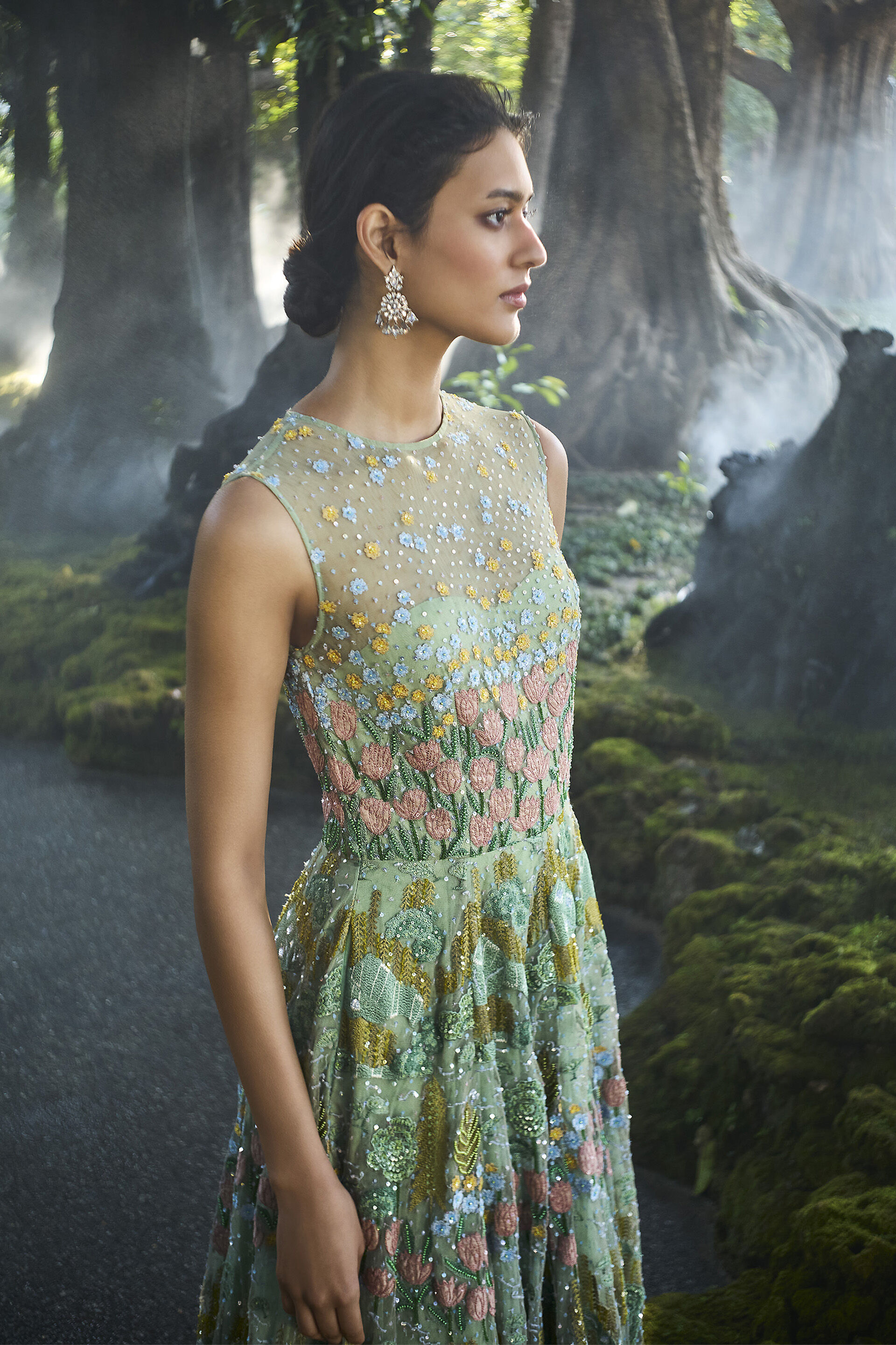 Lakeforest Embroidered Dress - Sage, Sage, image 5