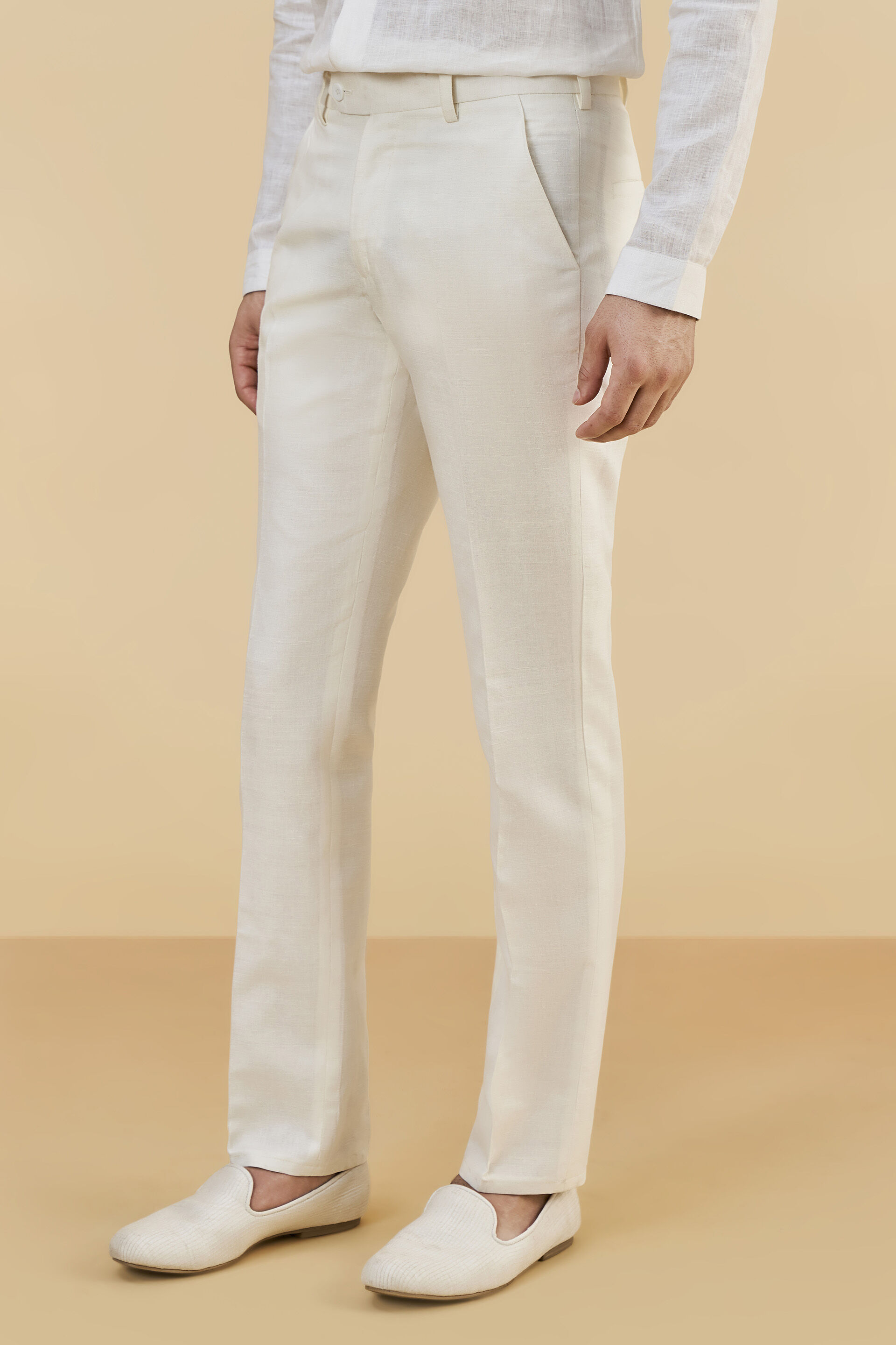 Off white trousers 2025