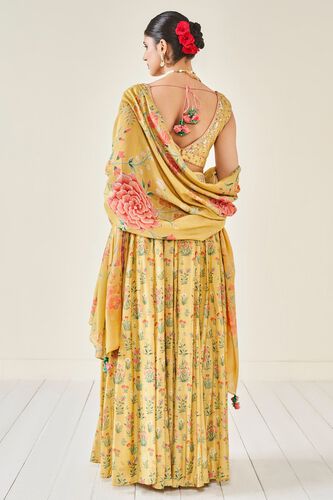 3 - Turvi Lehenga Set – Yellow, image 3