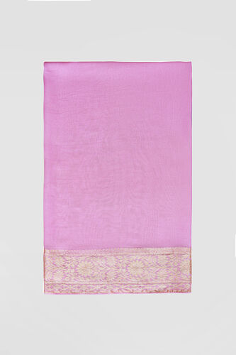 Ekisha Benarasi Saree - Pink, Pink, image 5