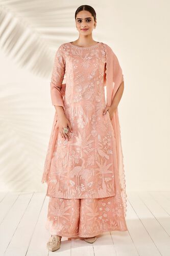 1 - Flamingo Paradise Kurta Set - Blush, image 1