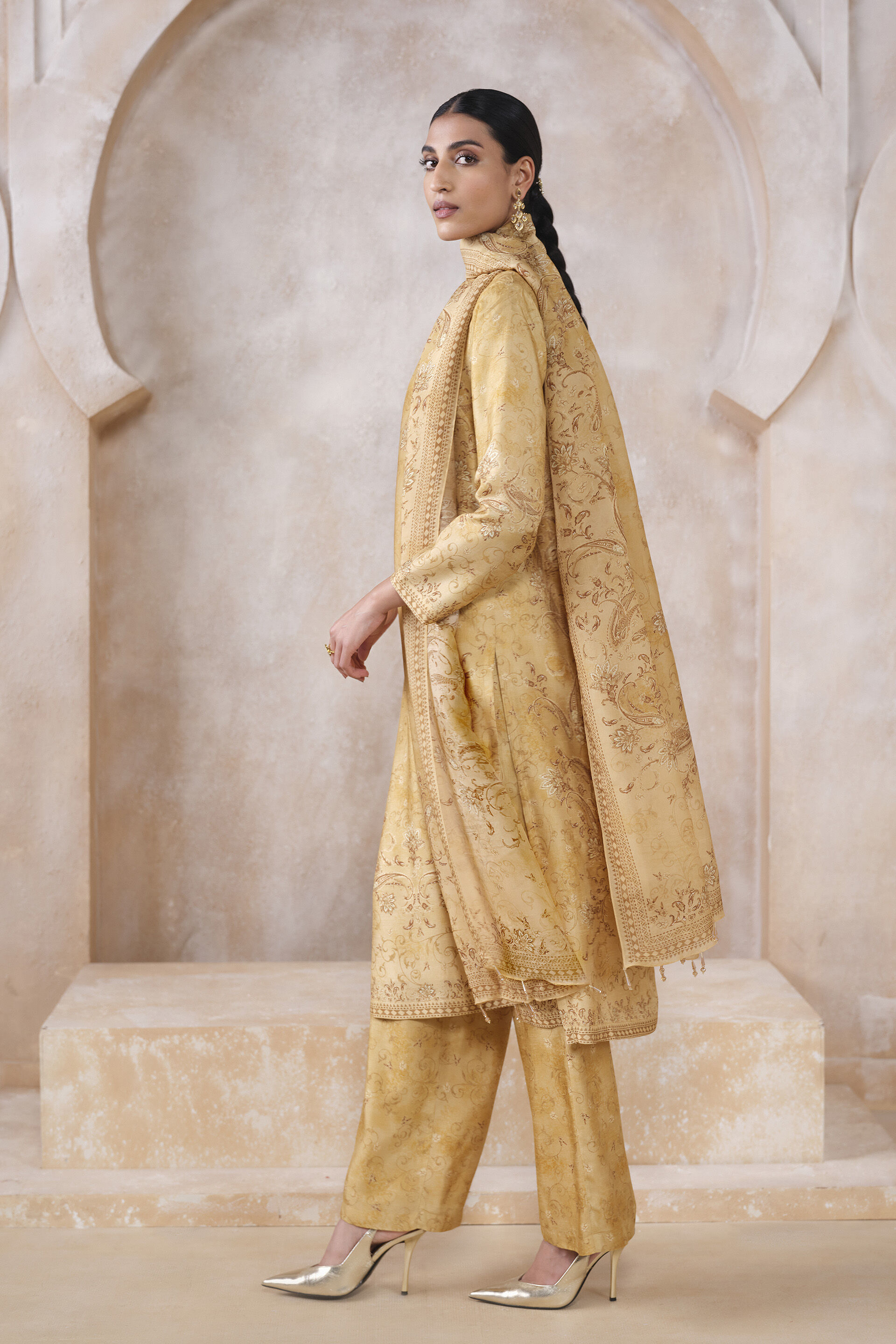 Inez Suit Set - Yellow, Yellow, image 3