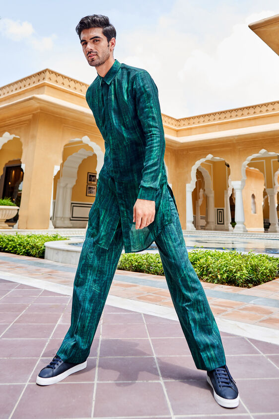 Krishiv Kurta - Green, Green, image 3