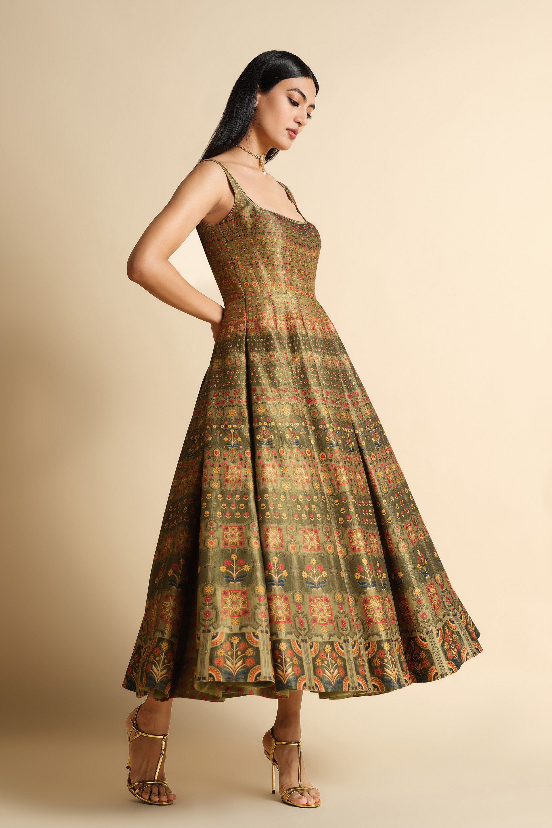 Kasni Dress - Beige, Beige, image 4