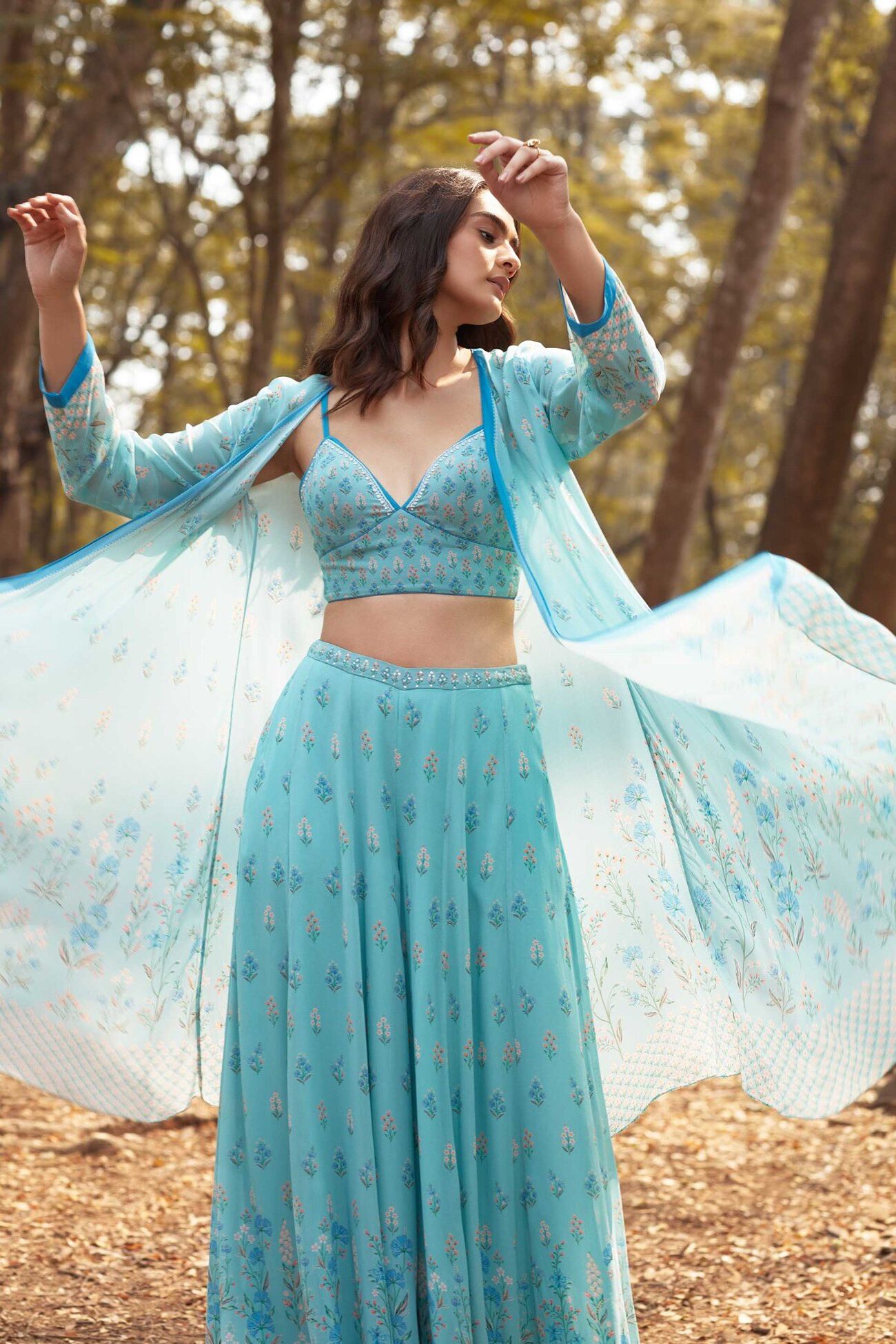 Sky Blue Fancy Traditional Collection