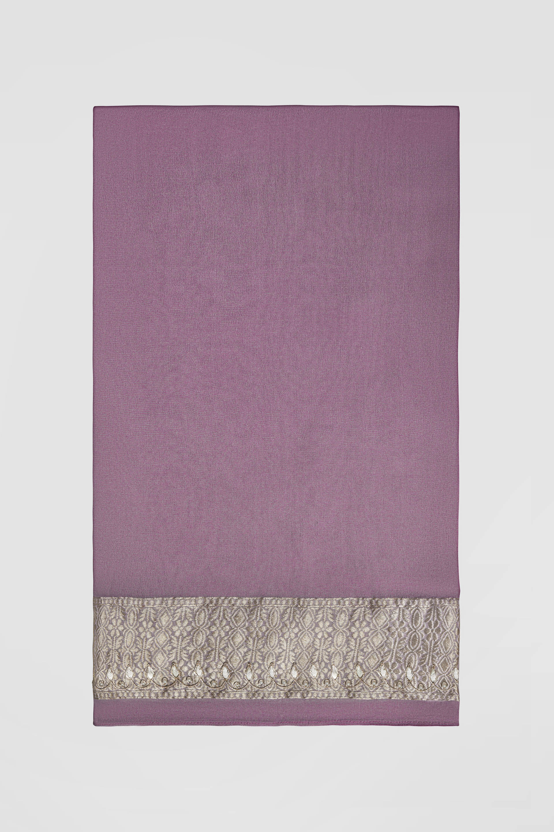 Nitara Benarasi Silk Saree - Lilac, Lilac, image 9