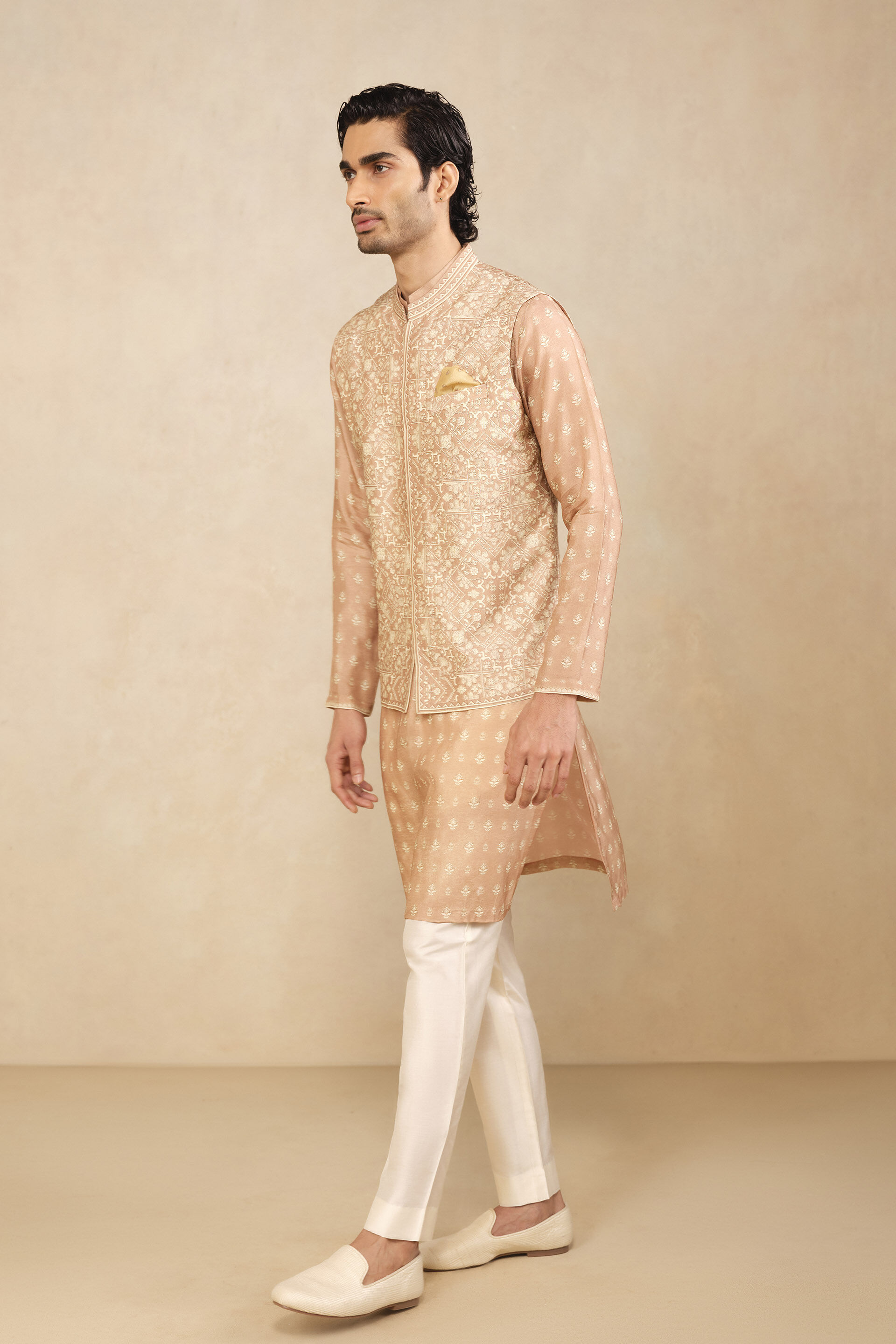 Taran Nehru Jacket - Blush, Blush, image 3
