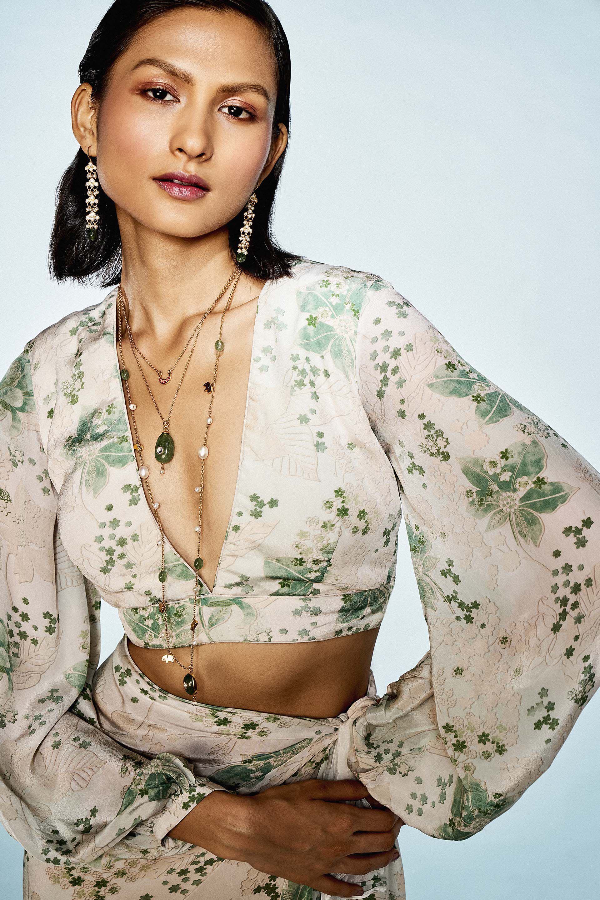 Luca Layered Necklace, , image 4