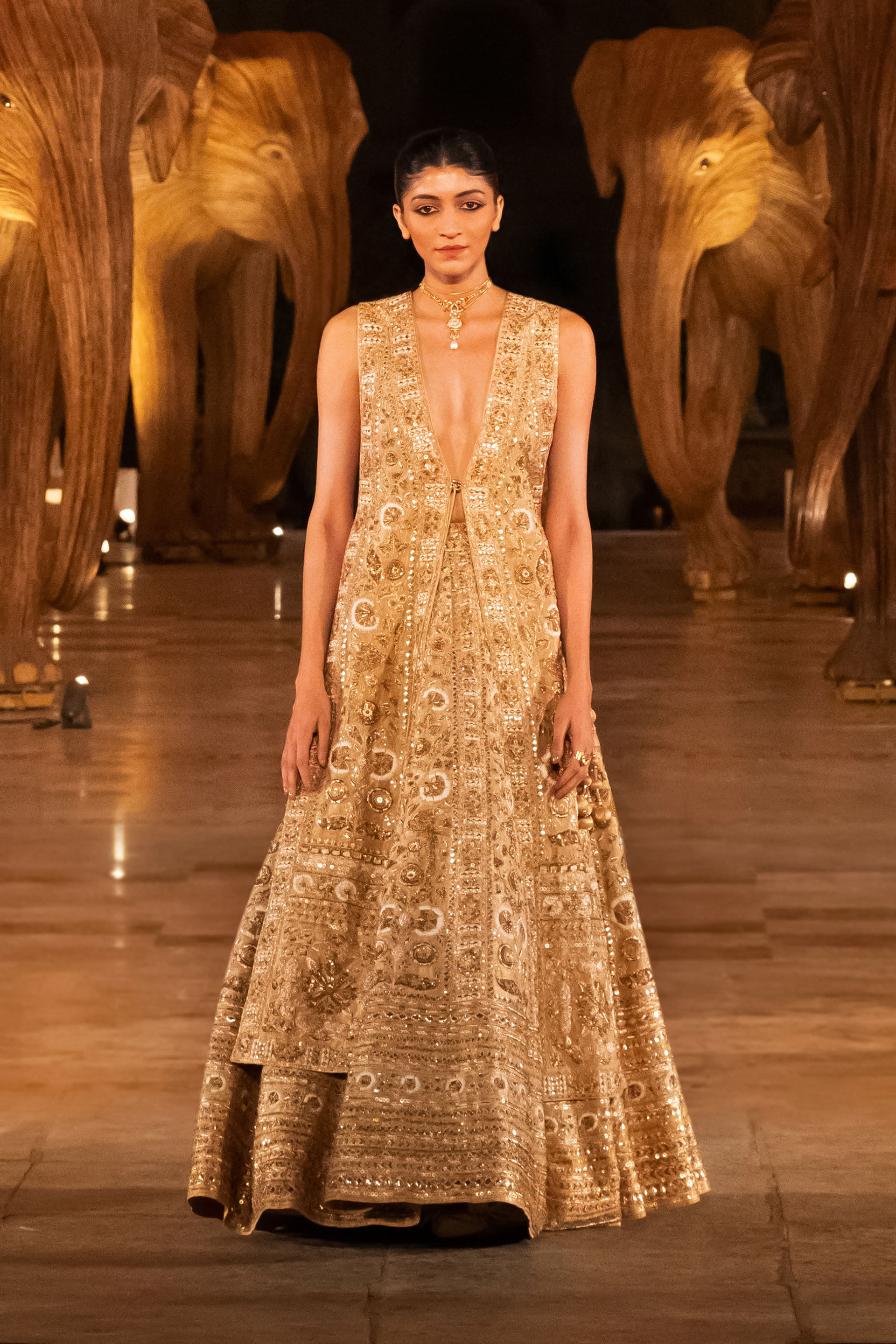Anita dongre gota patti lehenga hotsell