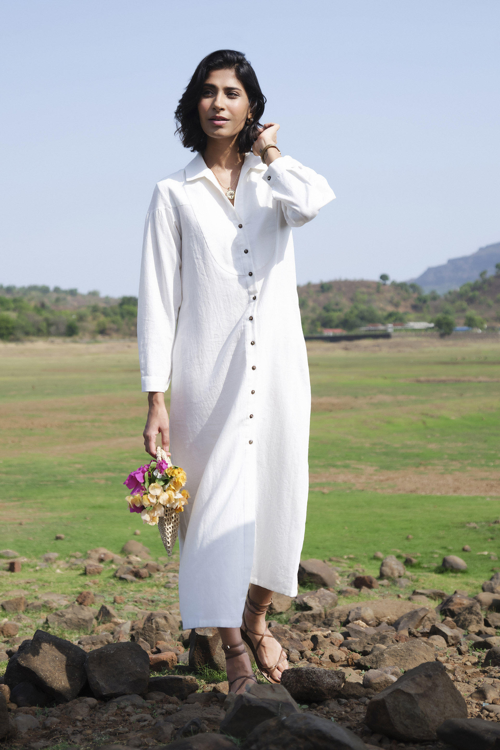 Yarrow Dress - Ivory