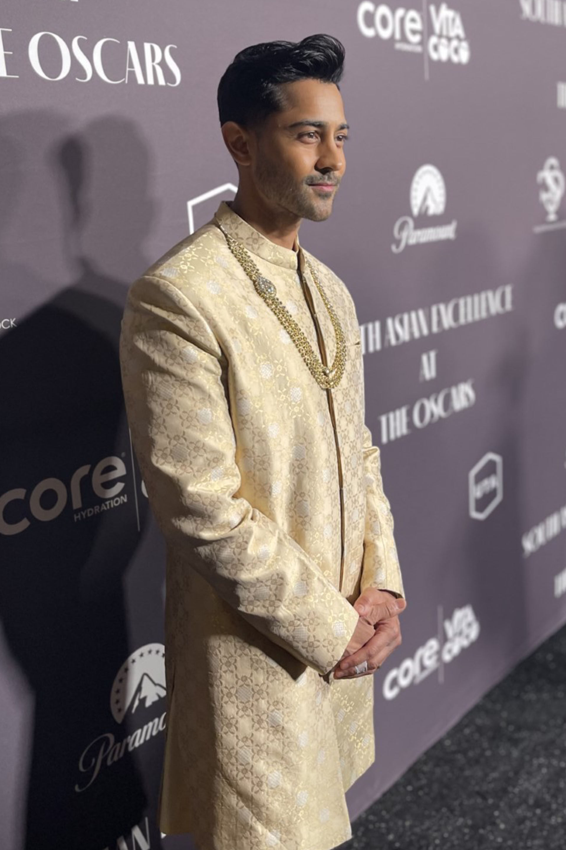 Farzad Sherwani-Off White, , image 5