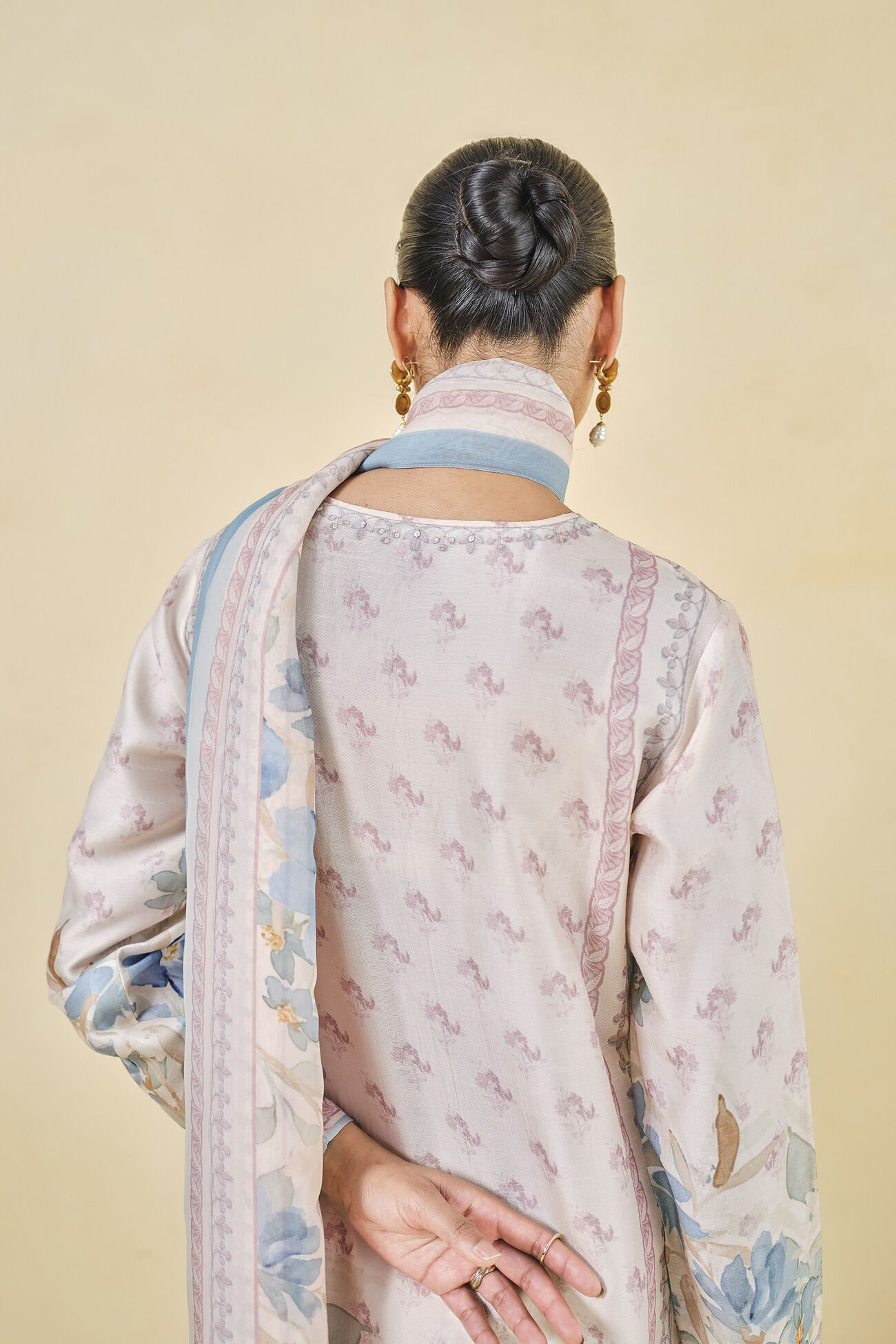 Laverna Embroidered Suit Set, Blush, image 6