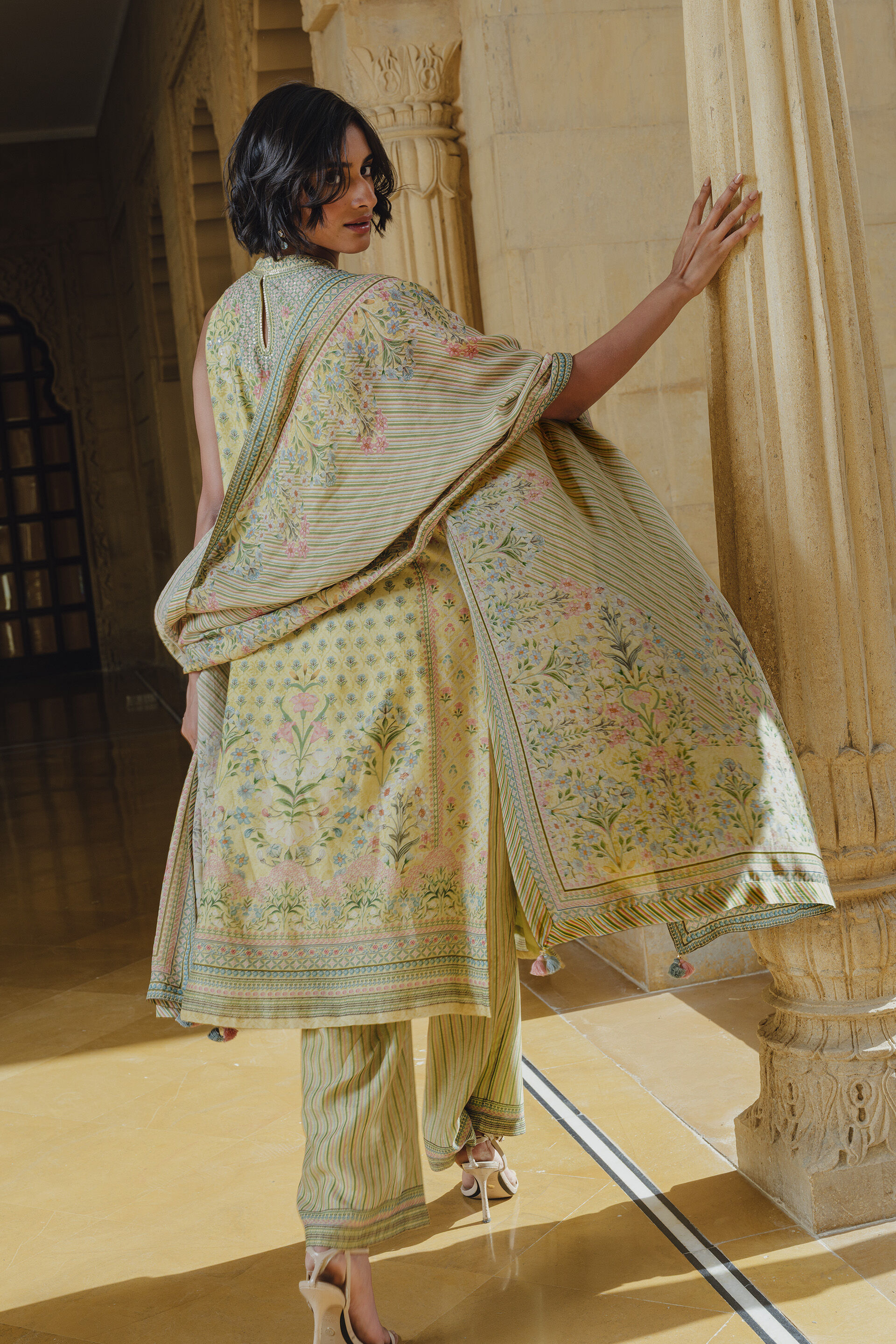 Noemi Suit Set - Yellow, Yellow, image 3