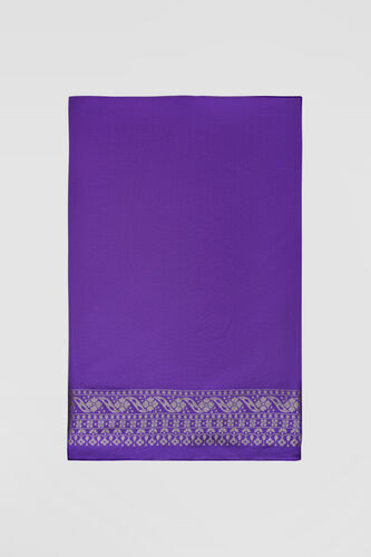 Sravya Benarasi Saree - Purple, Purple, image 5