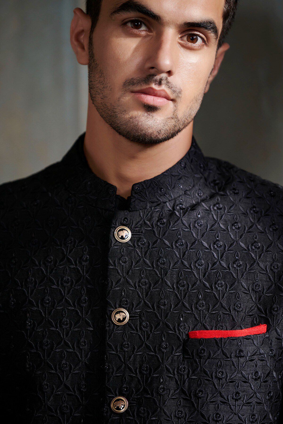 Buy Men s Dalir Sherwani Black for Wedding from Anita Dongre