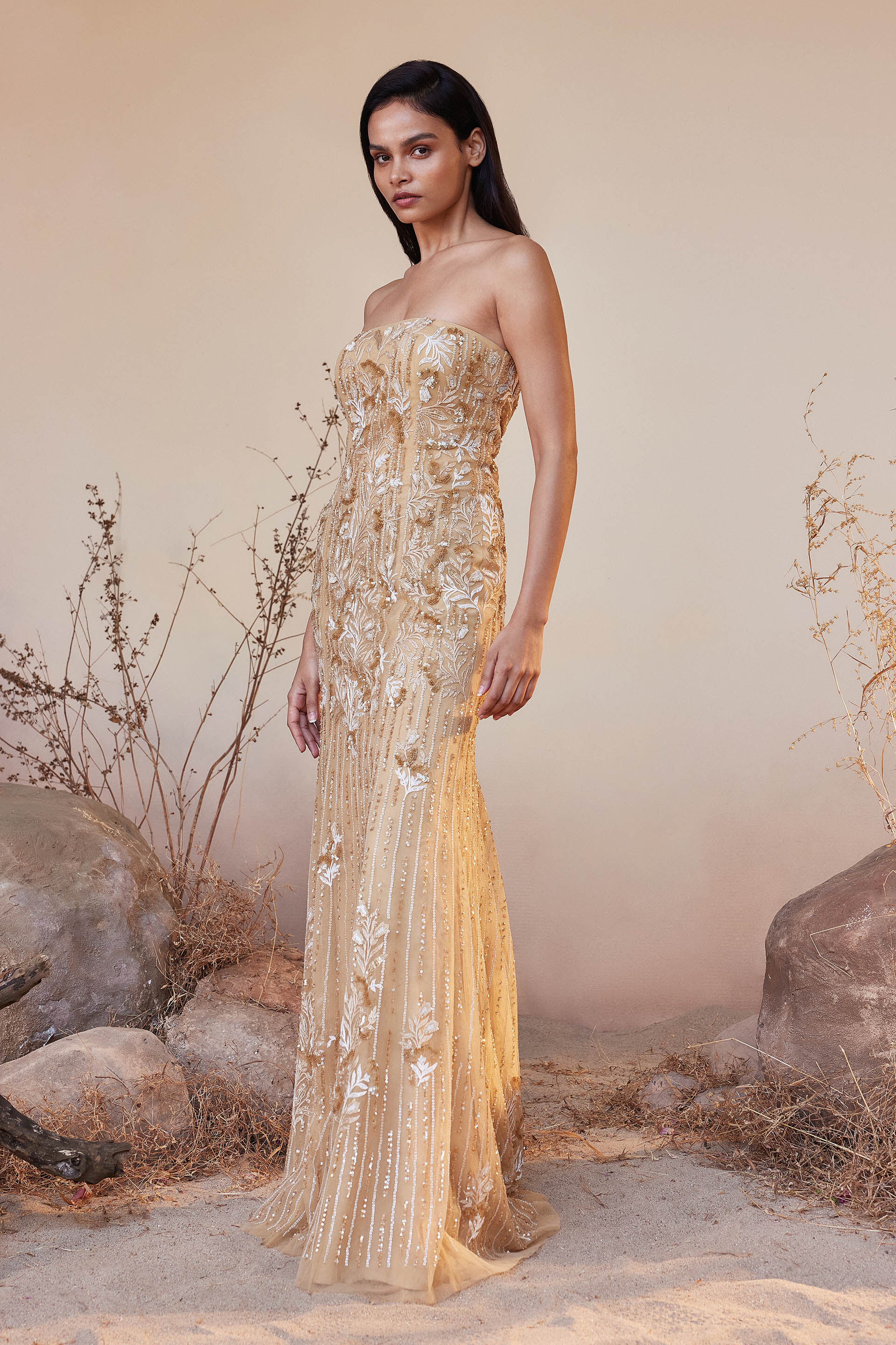Sand Dunes Gown - Flesh, Flesh, image 3