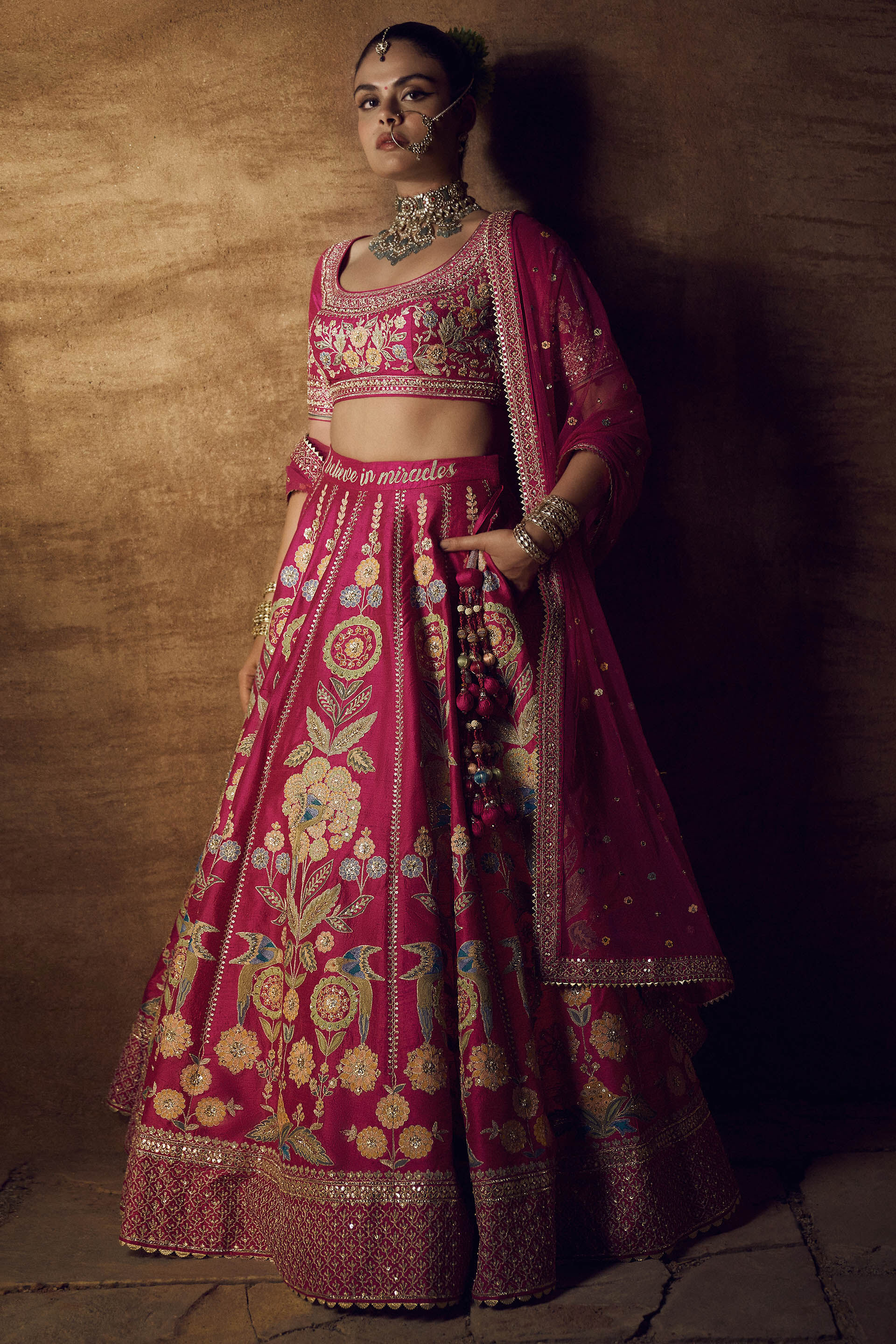 Qirat Lehenga-Pink