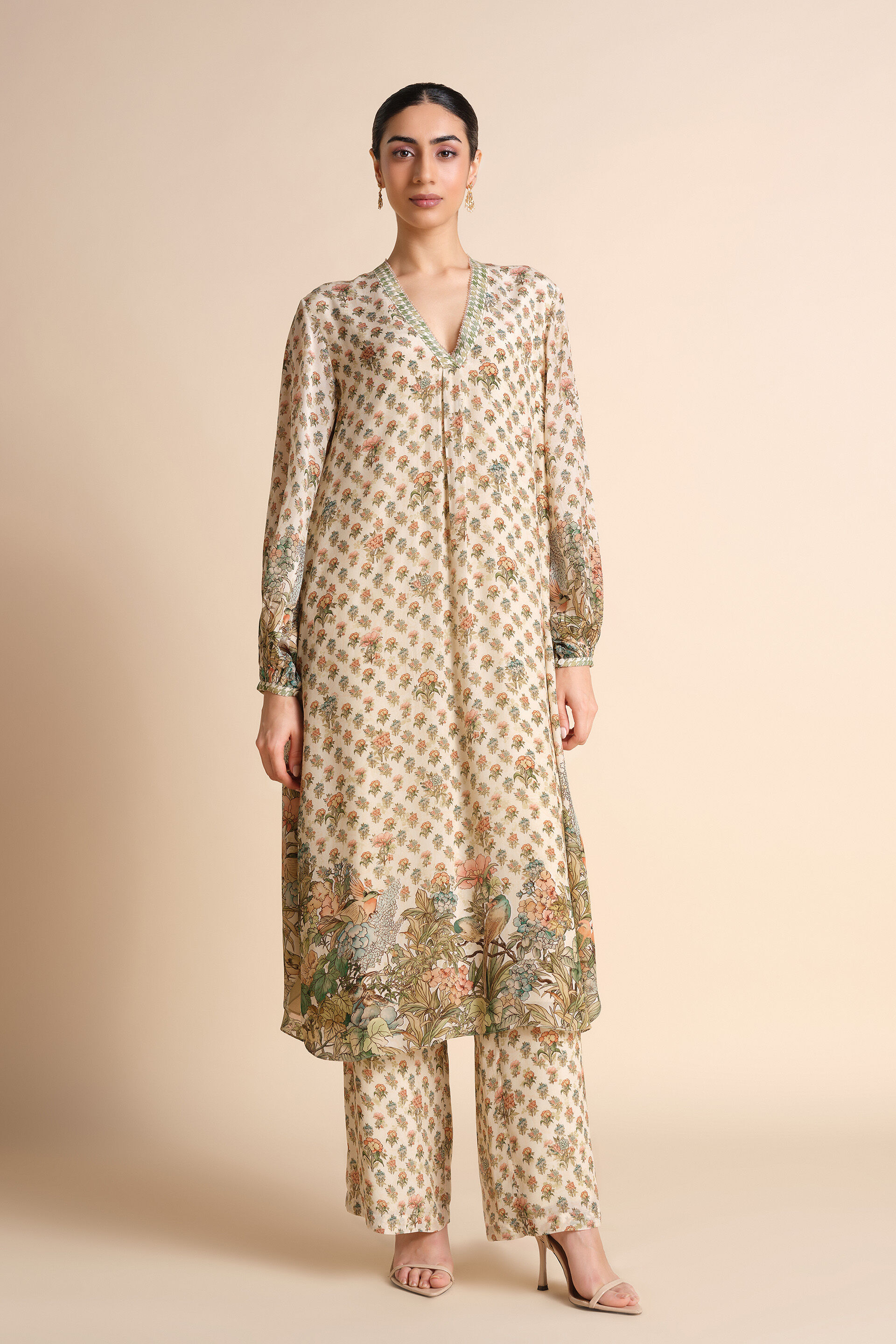 Liana Kurta Set - Ivory