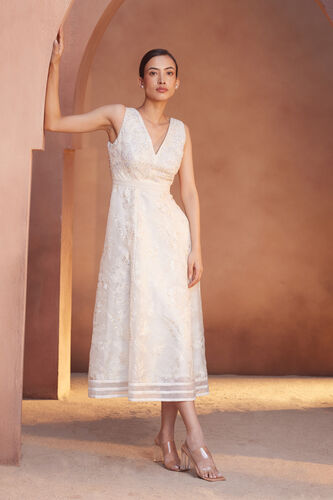 Shamara Dress - Ivory, Ivory, image 1