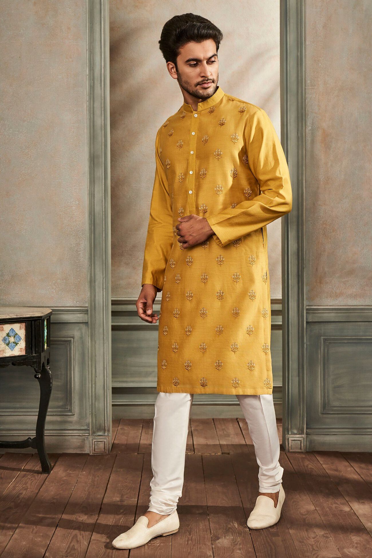 3 - Baaz Kurta – Mustard, image 3