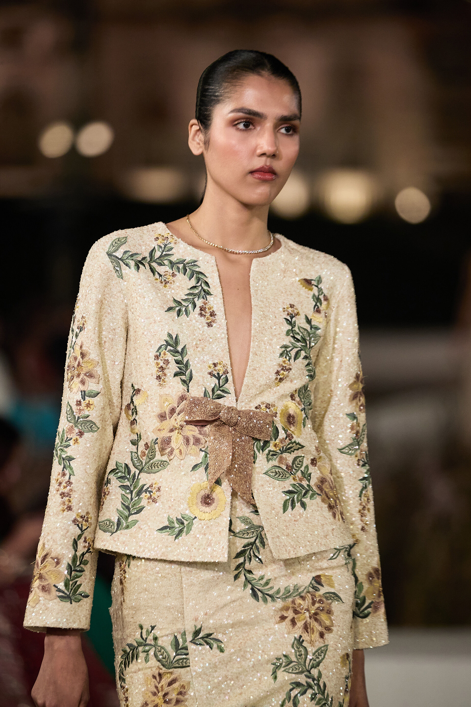 Meadowfern Embroidered Skirt Set - Ivory