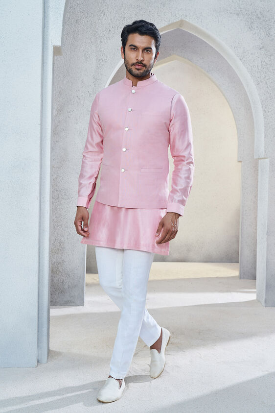 Rayaan Nehru Jacket - Rosewood, Rosewood, image 1