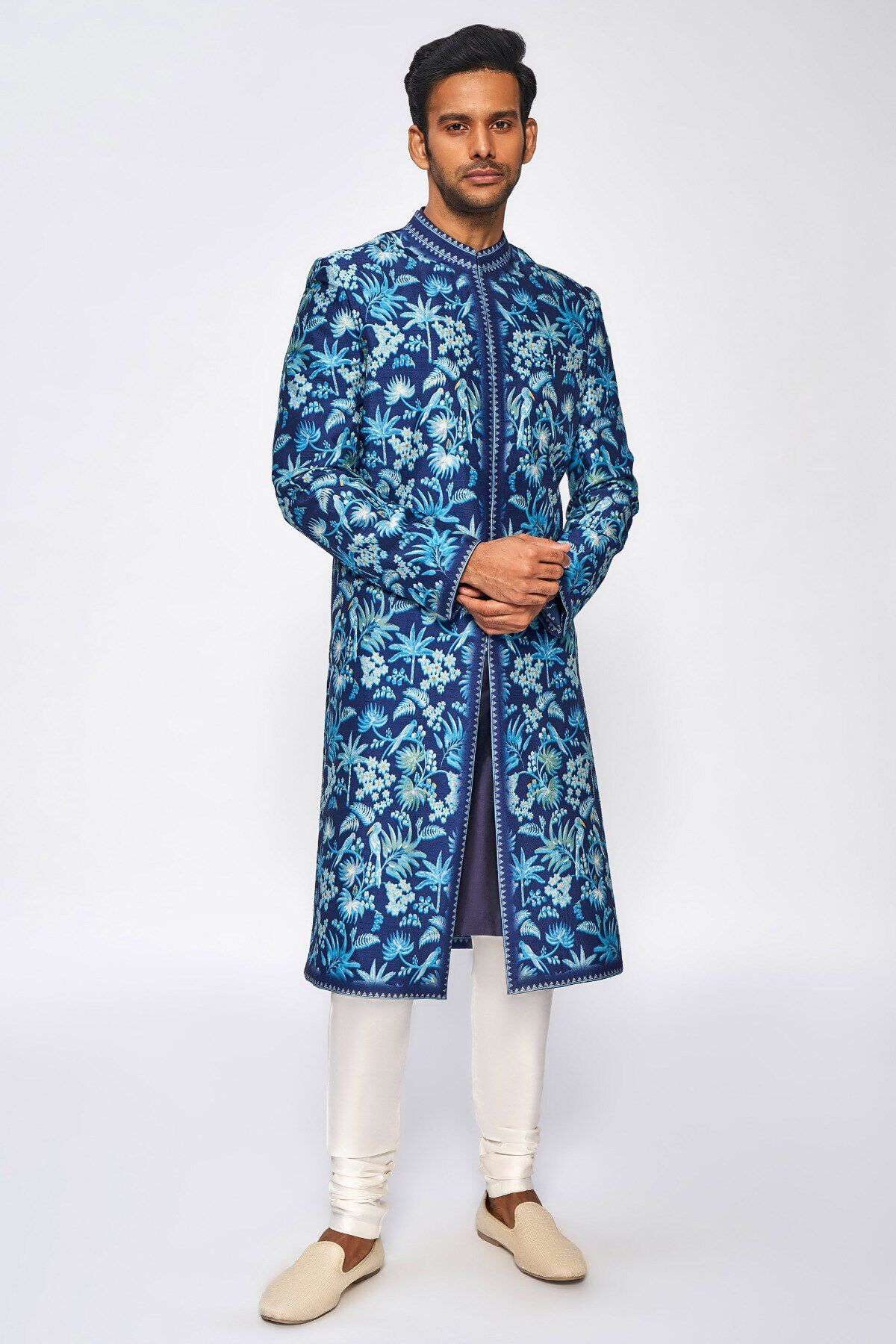 Tanwik Sherwani - Navy