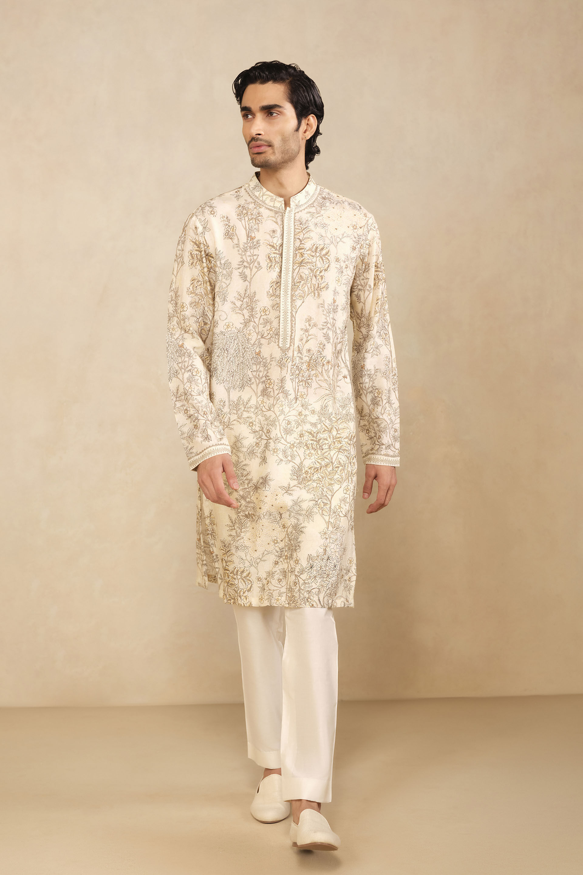 Nadir Kurta - Cream