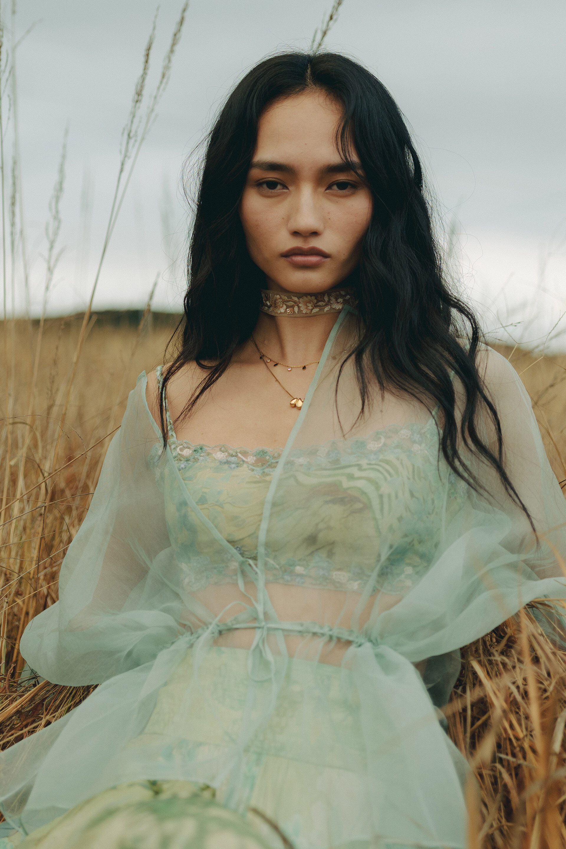 Kaze Bemberg Skirt Set - Aqua, Aqua, image 5