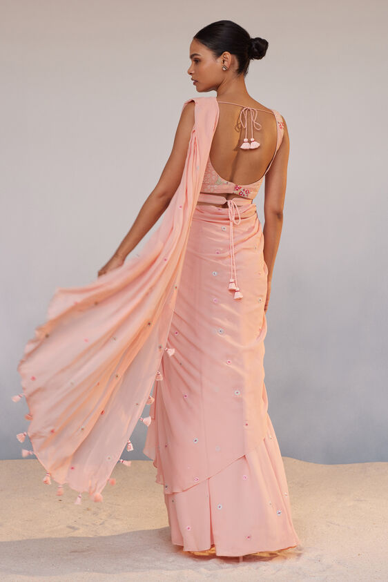 Asterope Saree, Pink, image 3