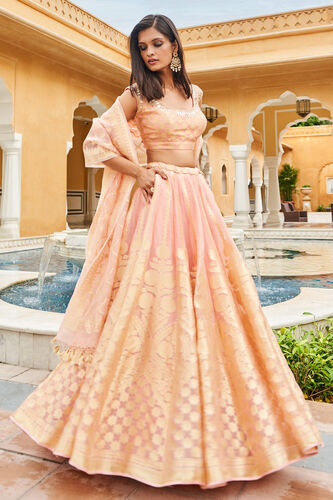 Zaina Lehenga Set, Blush, image 1
