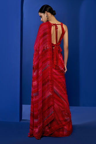 Pandora Saree - Pink, , image 4