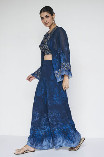 Roxana Embroidered Coord Set - Blue, Blue, image 2