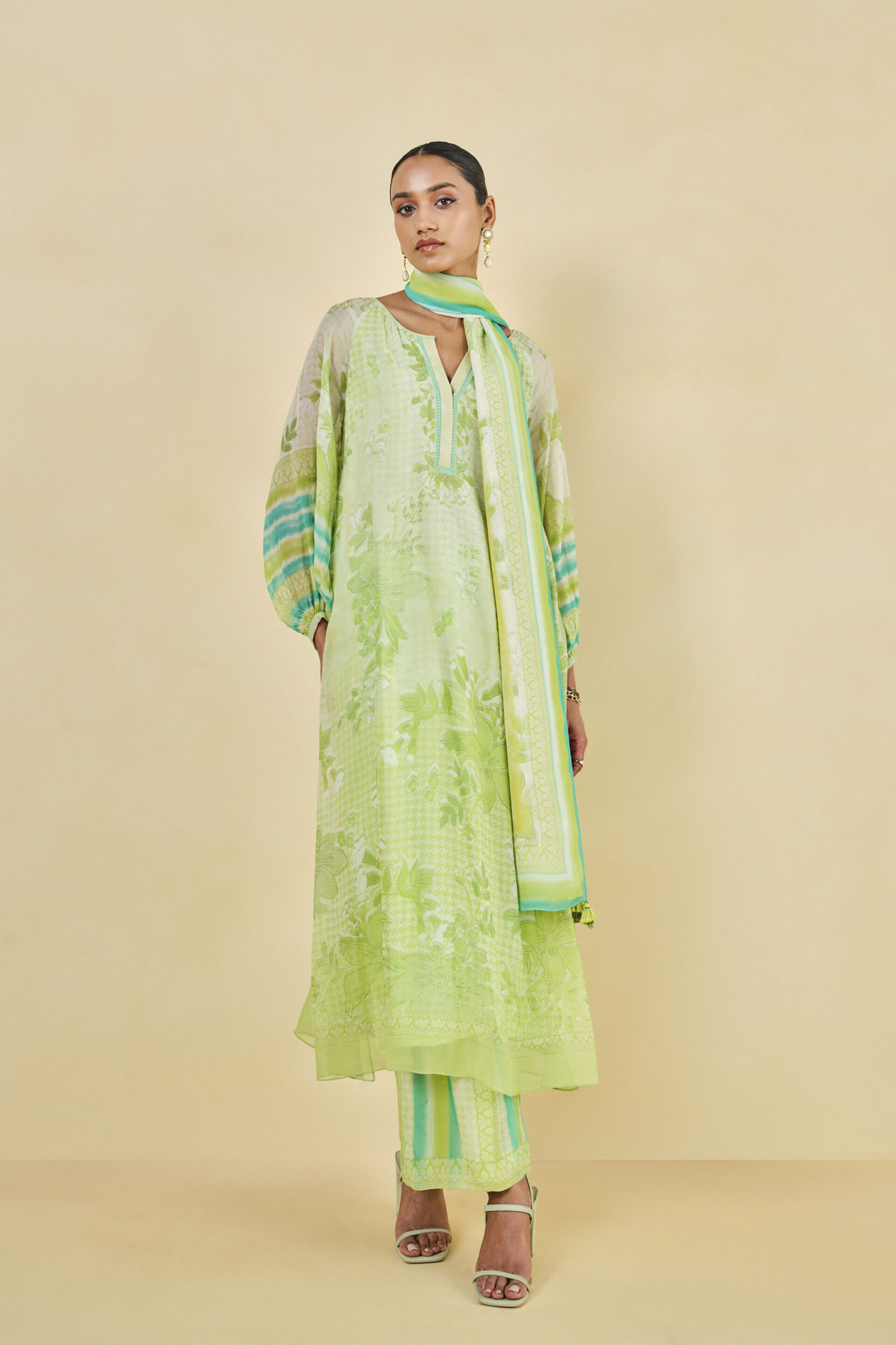 Mongo Suit Set - Lime