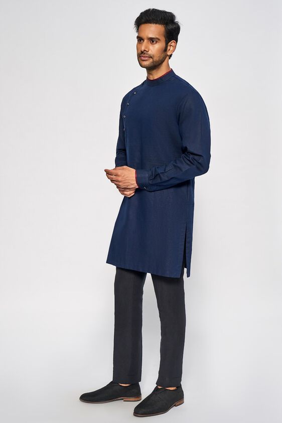 2 - Edhas Kurta – Navy Blue, image 2