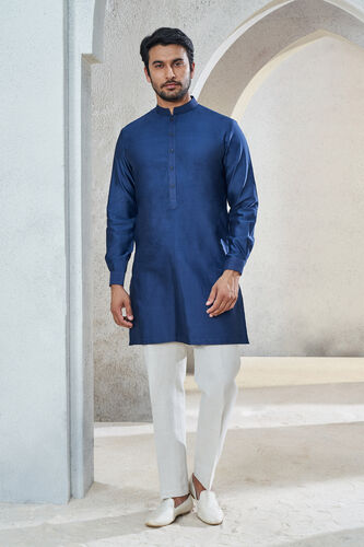 Esam Kurta, Navy Blue, image 1