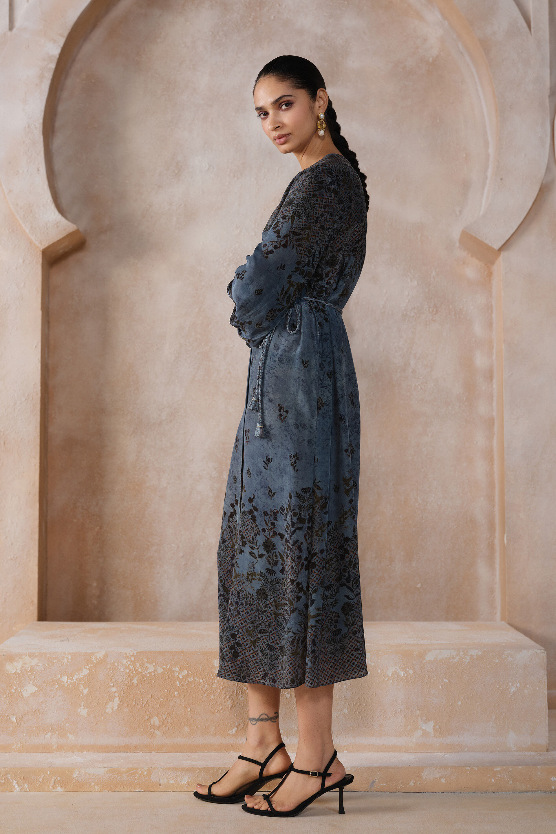 Jazal Dress - Blue, Blue, image 4