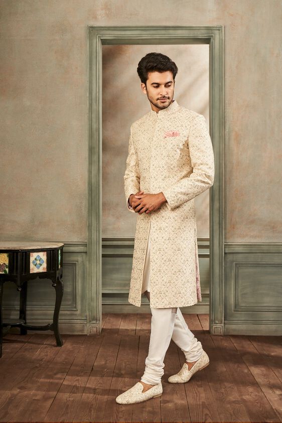 2 - Kunsh Sherwani – Ivory, image 2