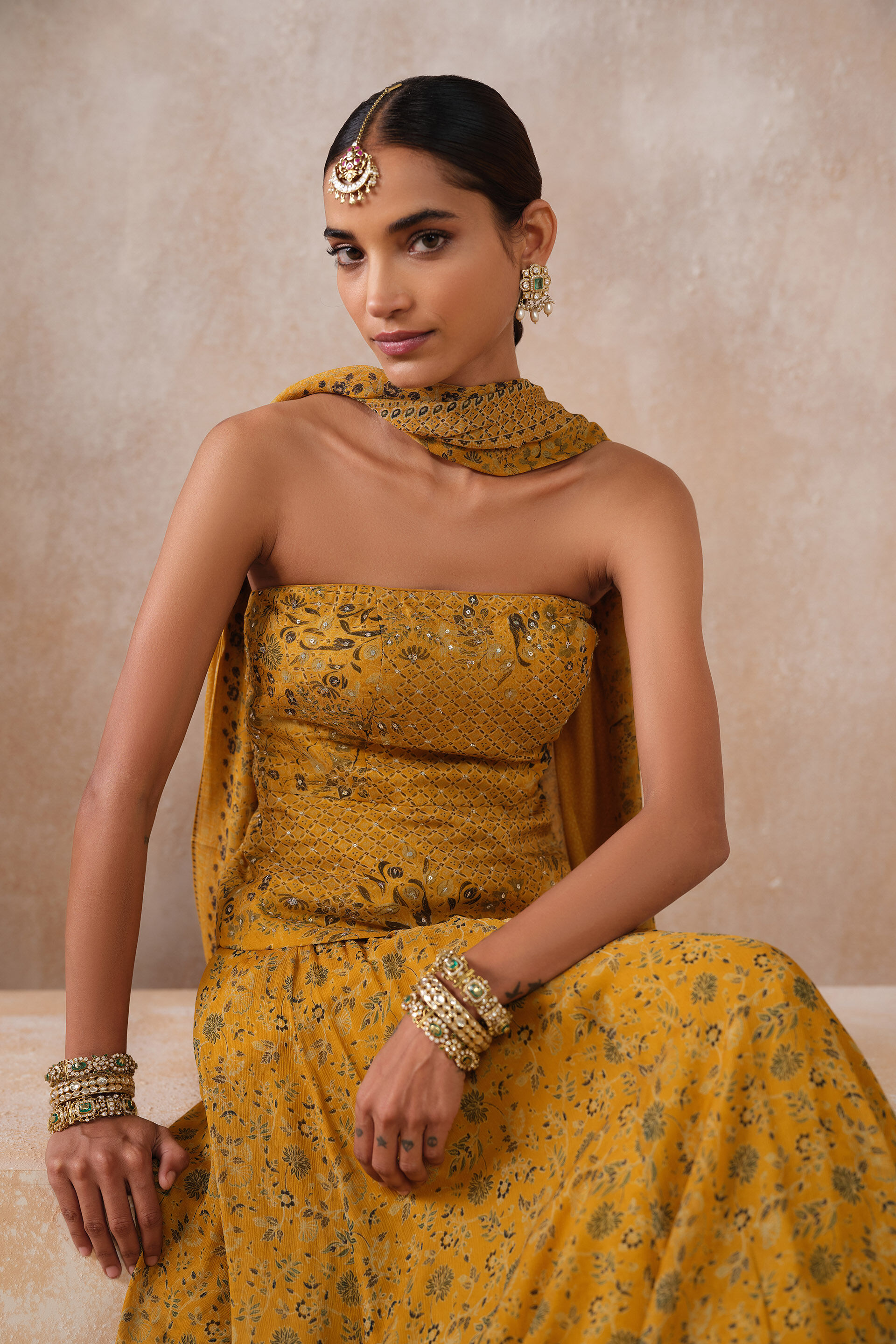 Melidora Skirt Set - Yellow, Yellow, image 4