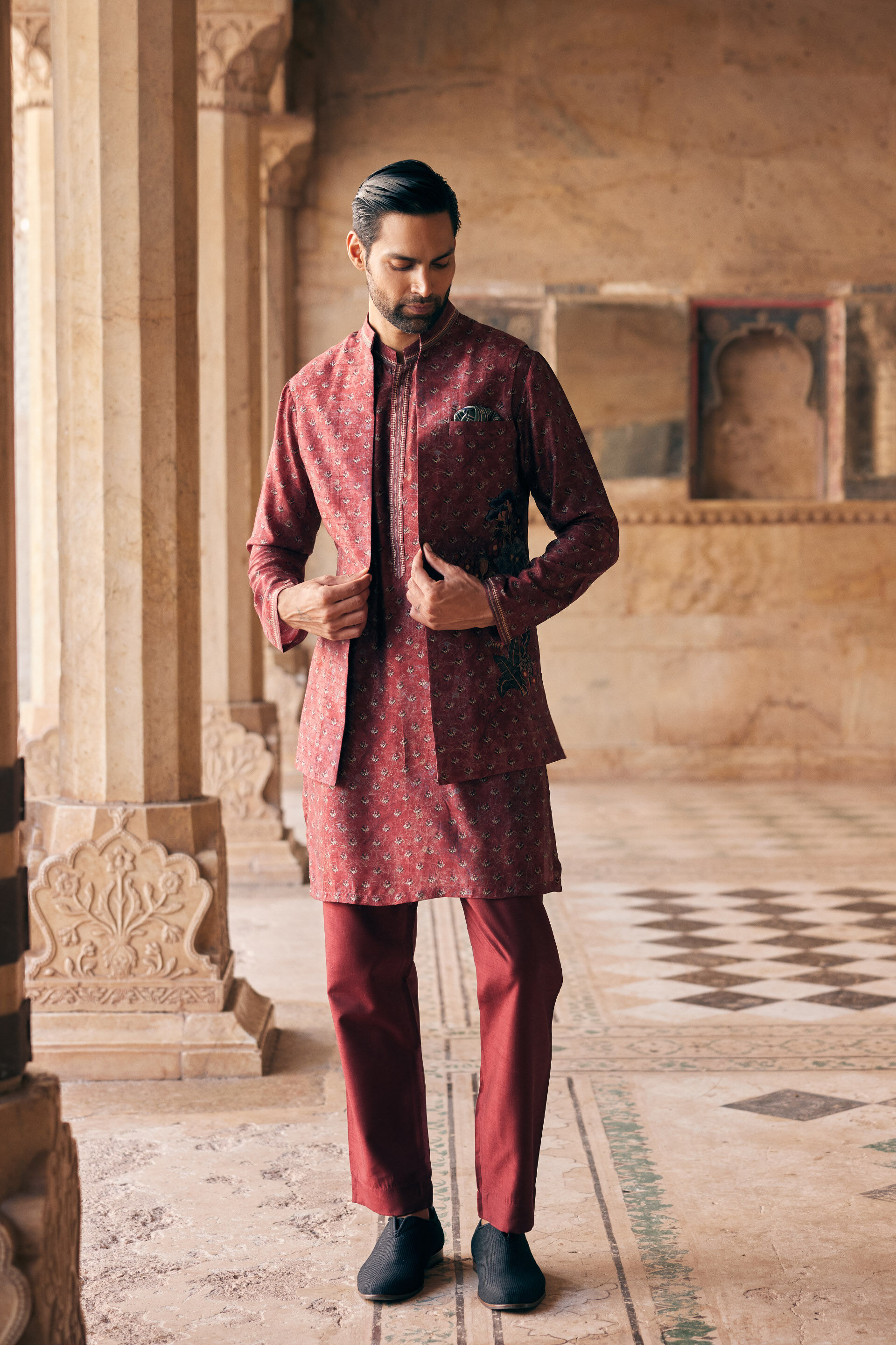 Buy Designer Nehru Jackets for Groom Online Anita Dongre