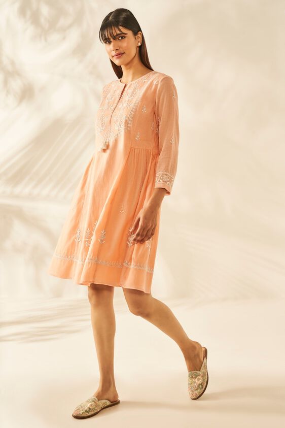 3 - Izna Dress – Peach, image 3