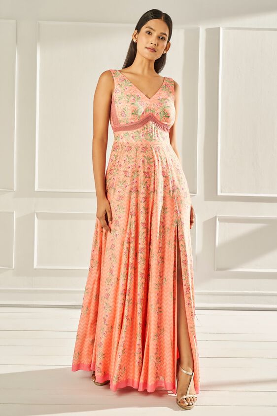 1 - Isabella Gown – Coral, image 1