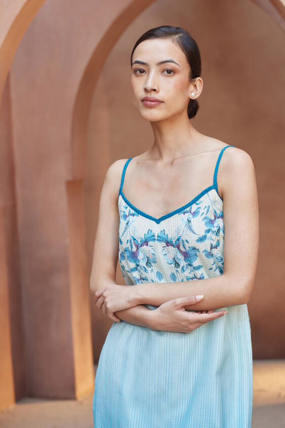 Alani Kurta Set, Blue, image 4