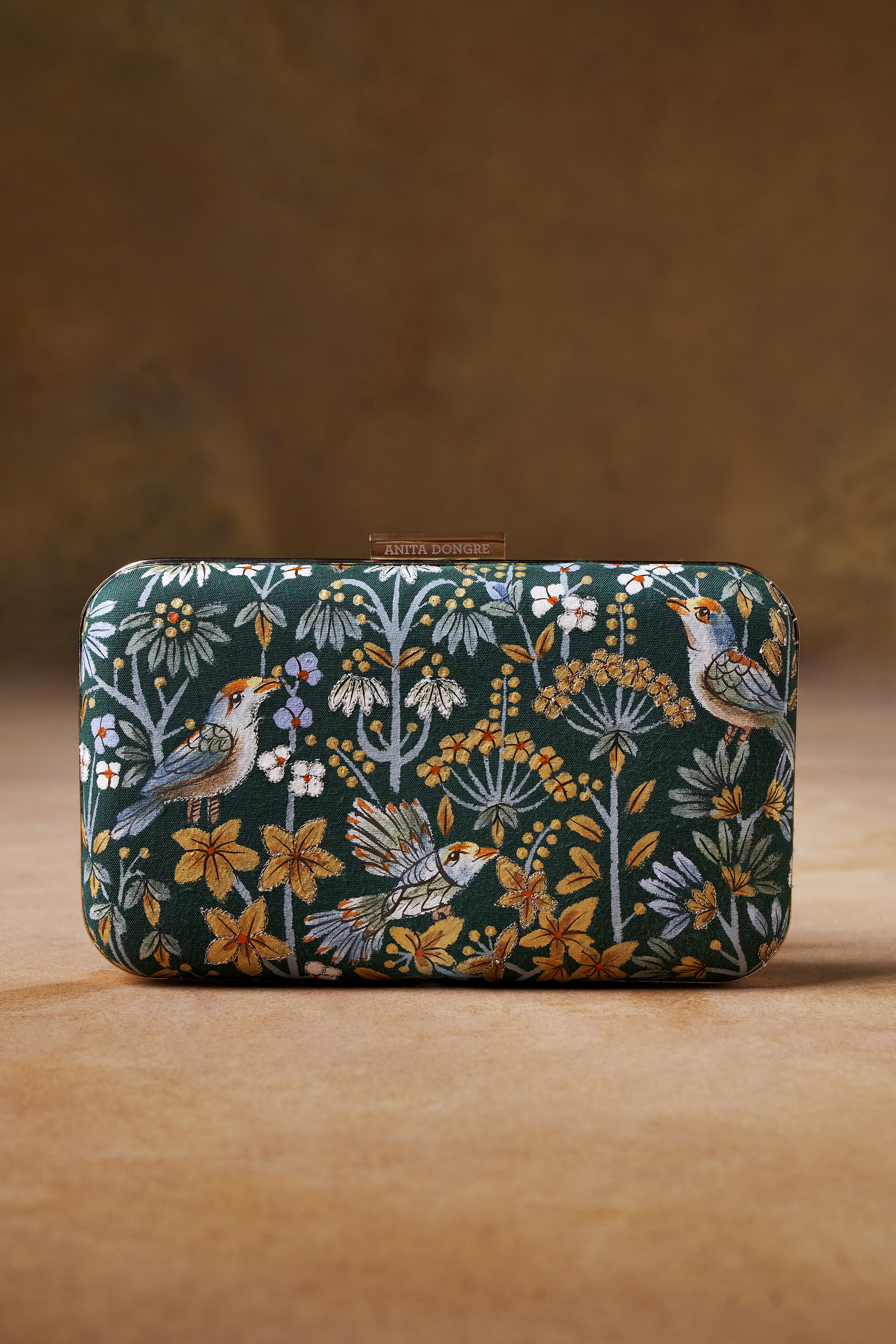 Pichhwai Clutch Starling Green